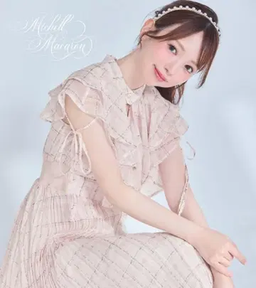 미셸 마카롱 케이프 리본 원피스