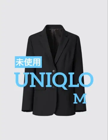 [ 미사용 ] UNIQLO 테일러드 자켓 블랙 M