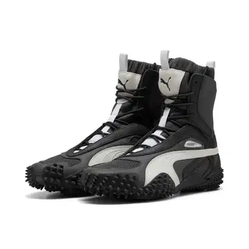 PUMA 스니커즈 하이컷 블랙 화이트