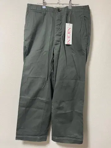 NICENESS MALDOON N45 치노 트라우저 사이즈 L