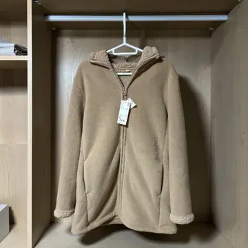 [ 새상품 ] UNIQLO 보아 플리스 자켓 베이지 XL 유니클로 코트