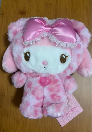 마이멜로디 봉제 인형 산리오 갸루곰 레오파드 무늬 마이멜로디