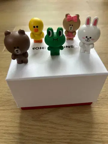 나라붕데스. LINE FRIENDS 전 5종 세트
