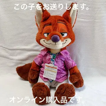 주토피아 닉 와일드 봉제 인형 도쿄 디즈니 리조트