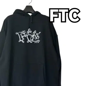 새상품급 FTC 풀오버 후드티 블랙