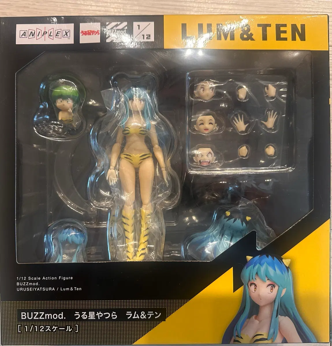 BUZZmod. 우루세이 야츠라 람 & 텐 1/12 스케일 액션 피규어