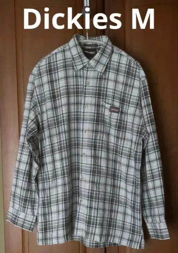 Dickies 긴팔 체크 셔츠 M 사이즈