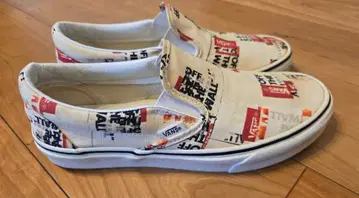 VANS 클래식 슬립온 포장 테이프 패턴 26cm