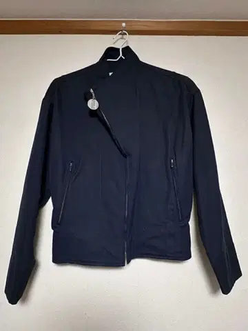 DIRK BIKKEMBERGS 서클 참 변형 지퍼 블루종 46