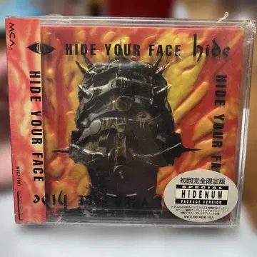 hide HIDE YOUR FACE 초회 완전 한정판 CD 미개봉