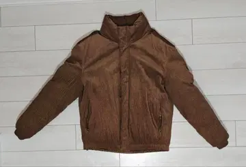 [ ZARA ] 코듀로이 다운 자켓 브라운