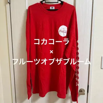 Fruit of The Loom x 코카콜라 롱 T XL