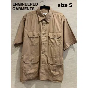 ENGINEERED GARMENTS 반팔 셔츠 베이지 S
