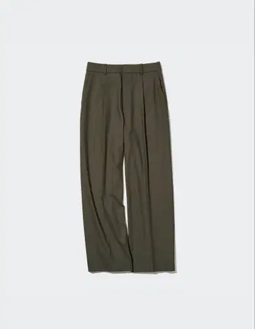 UNIQLO 턱 와이드 팬츠