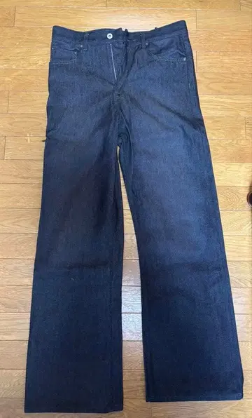 와이드 데님 팬츠 다크 그레이 EUR38