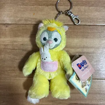 홍콩 디즈니랜드 더피 봉제 인형 키체인 부활절