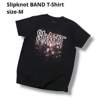 새상품급 Slipknot 슬립낫 밴드T셔츠 M 블랙 905