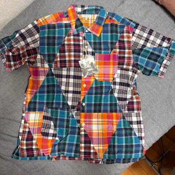 Engineered Garments 패치워크 셔츠 S