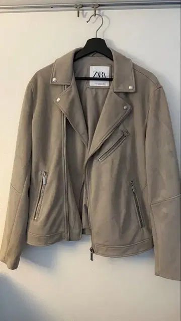 ZARA 페이크 스웨이드 라이더 자켓