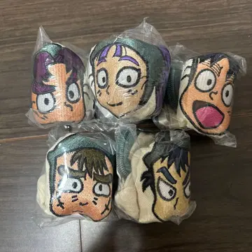닌타마 란타로 가챠가챠 스퀘어 파우치 육학년 5개 세트