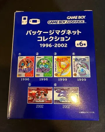 포켓몬스터 패키지 마그넷 컬렉션 1996-2002 전 6종
