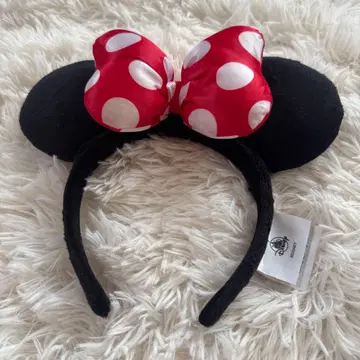 홍콩 디즈니랜드 구매 Disney 미니 마우스 머리띠 도트 무늬