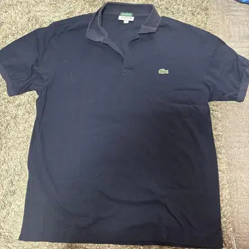 LACOSTE Classic Fit 피케 셔츠 네이비 FR5 US L