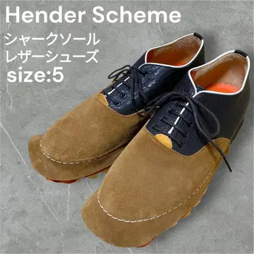 초레어 ] Hender Scheme 샤크 밑창 가죽 신발 size:5