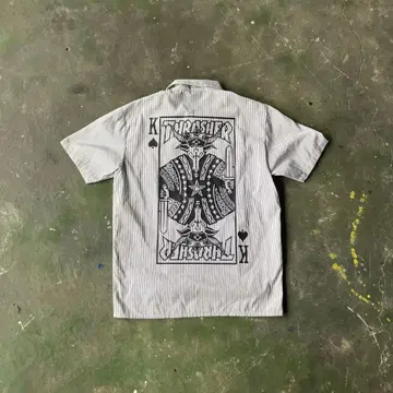 THRASHER 트레셔 워크 셔츠 스트라이프