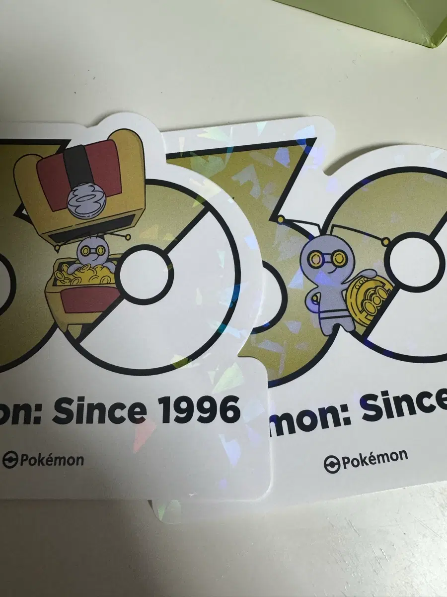 포켓몬 30주년 로고 스티커 모으령 도브 상자 세트