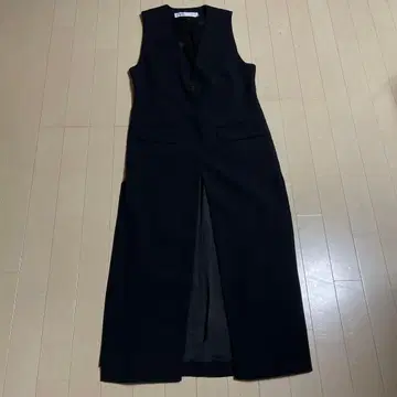 ZARA 롱 슬리브리스 베스트 원피스