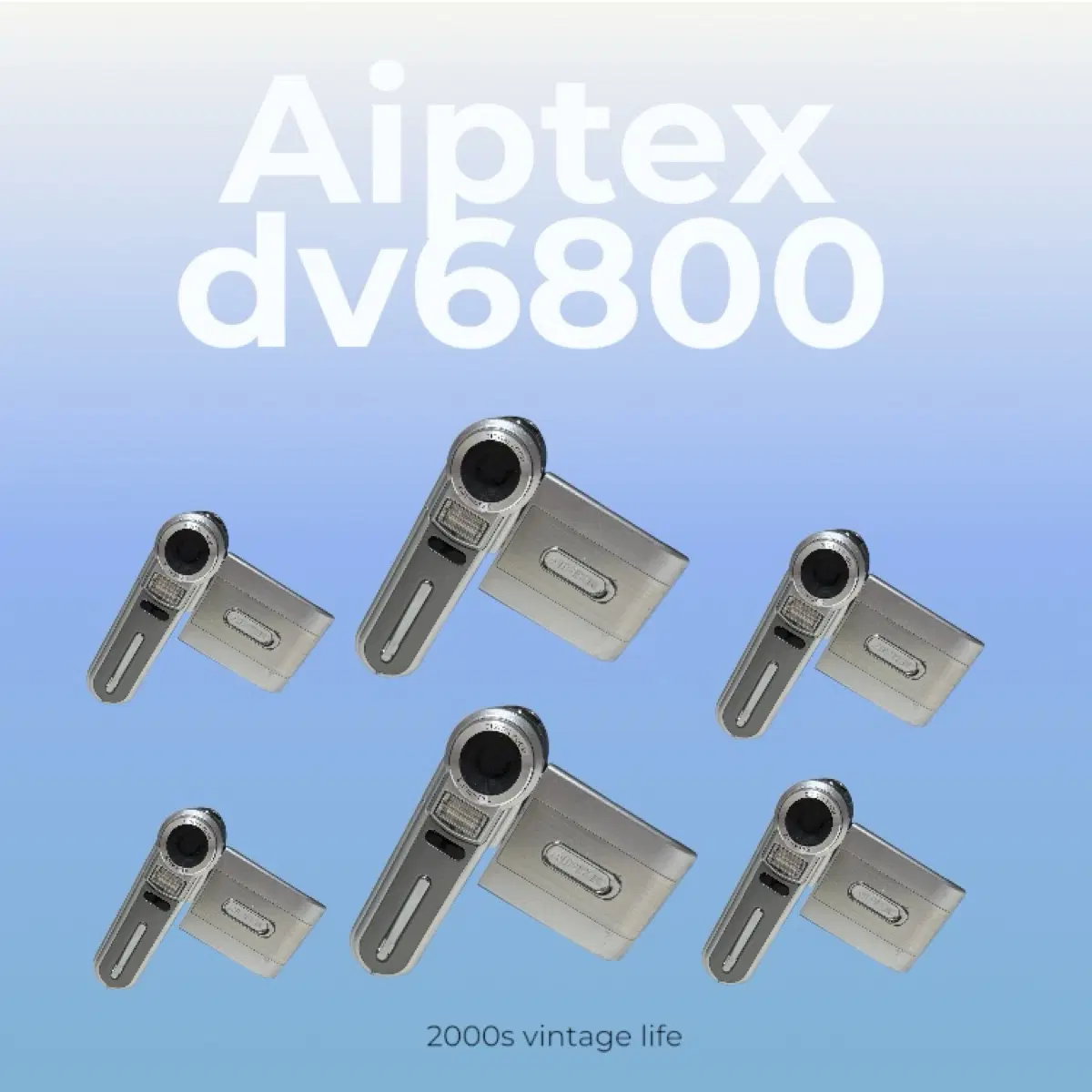 AIPTEK DV6800 빈티지 디지털 캠코더 디카