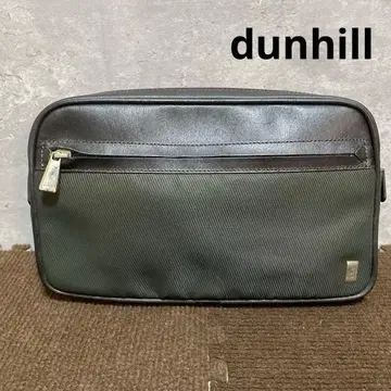 던힐 dunhill 나일론 x 가죽 세컨드 백 클러치백