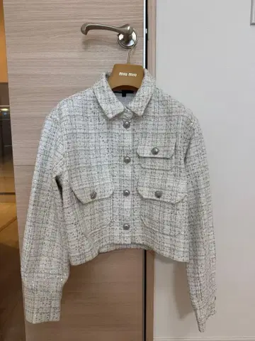 Maje 트위드 자켓 숏 기장
