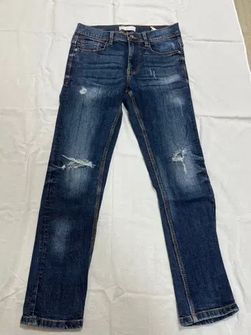 ZARA 자라 스키니 데님 38 S 사이즈 데미지 데님