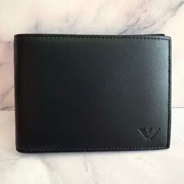[ 새상품급 ] EMPORIO ARMANI 이단 접이식 지갑 블랙