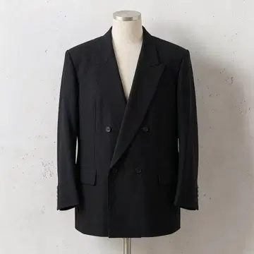 던힐 스트라이프 더블 테일러드 재킷