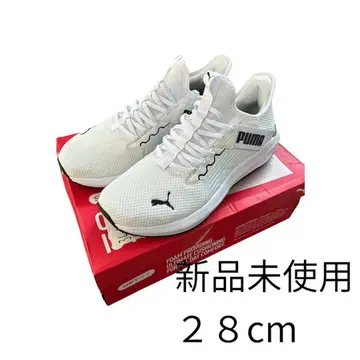 유행하는 슬립온 PUMA SOFTRIDE 스니커즈 화이트 28cm