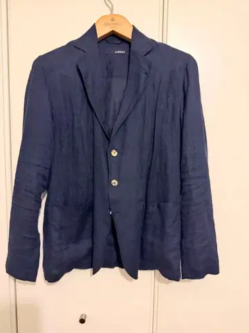 LARDINI 린넨 자켓 네이비