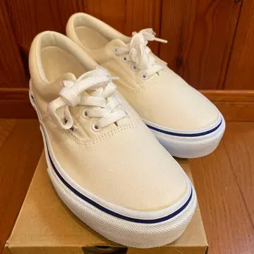 VANS Era 플랫폼 스니커즈 화이트