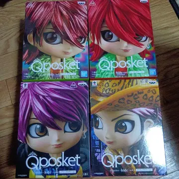 Q posket hide 피규어 4종 세트