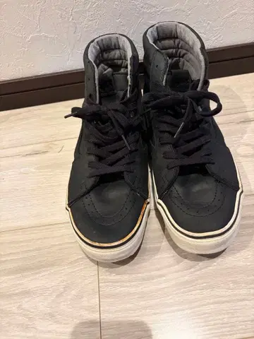 VANS 하이컷 스니커즈 블랙 남성용 28cm