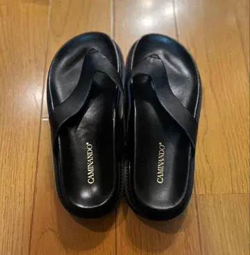 CAMINANDO 카미난도 THONG SLIDES 쪼리 샌들 25 블랙