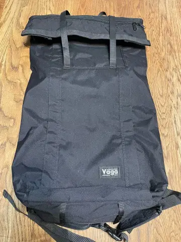 Vaga 스케이트보드 백팩 블랙