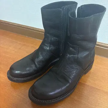 백러쉬 사이드 지퍼 부츠