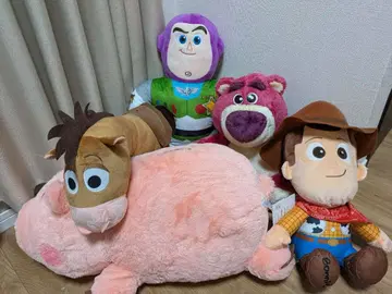 토이스토리 봉제 인형 5세트 우디 버즈 랏소 불스아이 햄
