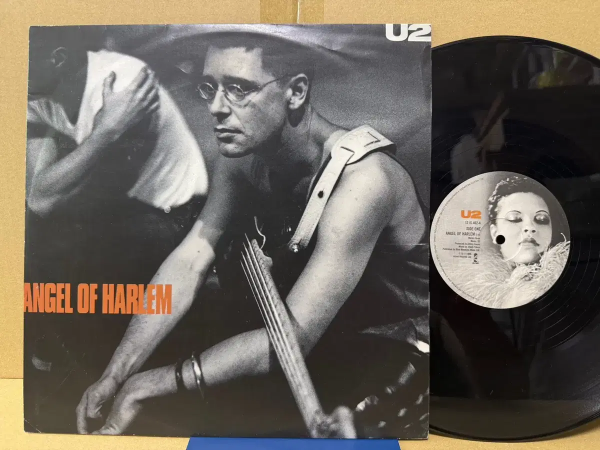 (수입 LP) U2 - Angel Of Harlem, 12인치 싱글반