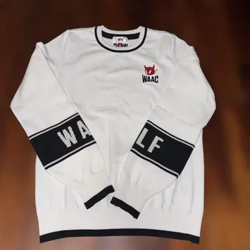 WAAC 크루넥 트레이닝복 화이트