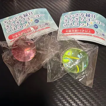 작은 엔니치 반짝반짝 요요 마스코트 딸기 멜론