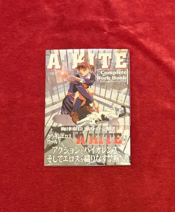 A KITE 카이토 컴플리트 워크북 우메즈 야스오미 초판 포스터 포함